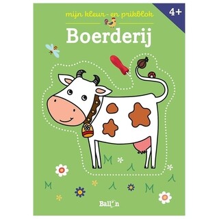 Image of Mijn kleur- en prikboek - Boerderij