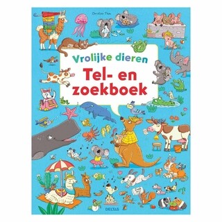 Image of Tel- en zoekboek - Vrolijke dieren