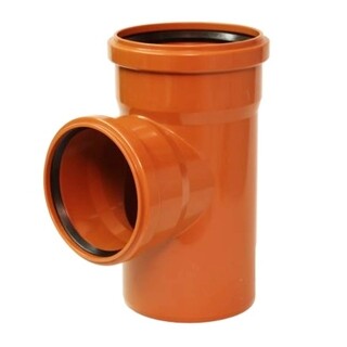 Image of PVC Verloop T-Stuk 125 x 110 mm 87.5 Gr