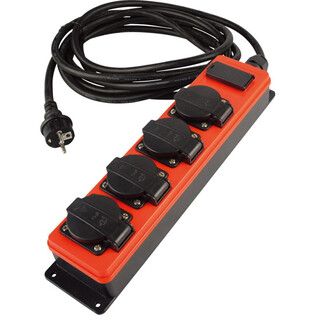 Image of Socketmaster Verdeelblok 4xRA USB 10m 3G 2,5 H07RN-F