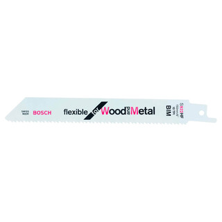 Image of Bosch Reciprozaagblad S 922 HF Flexible for Wood and Metal 5x