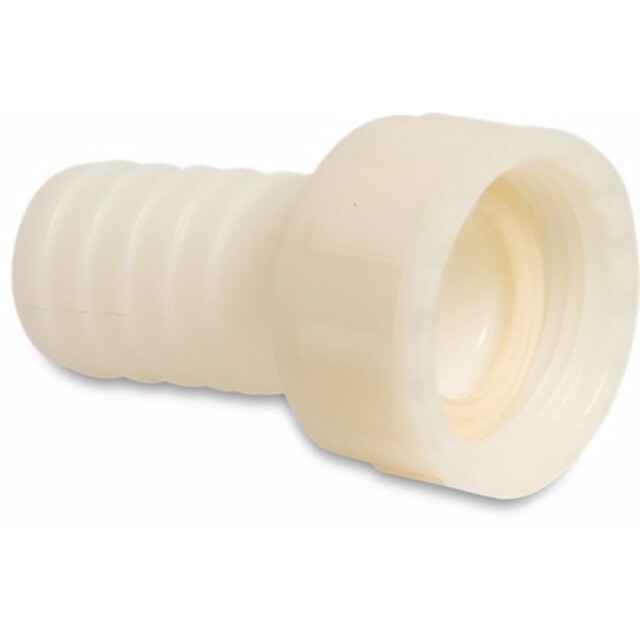 Product image 1 of Slangtule PA (nylon) 1 1/4 inch x 32 mm wartel binnendraad x slangtule 16bar wit