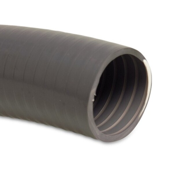 Product image 1 of Mega Zwembadslang PVC 67 mm x 75 mm 4 bar grijs 25 meter type Poolflex