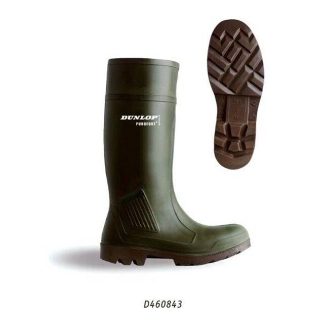 Product image 1 of Dunlop Werklaars Purofort Professional Onbeveiligd Groen Maat 37 D46008370