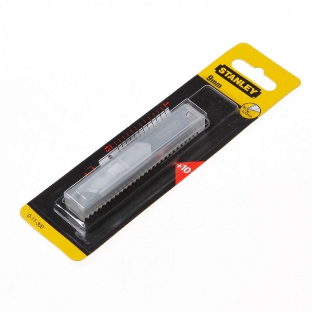 Product image 1 of Stanley Afbreekmesjes 9 mm - 10 Stuks / Dispensor