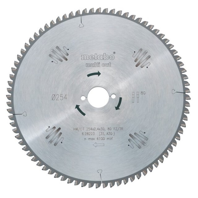 Product image 1 of Metabo zaagblad HM 190x30x2,2 mm 36 Tands