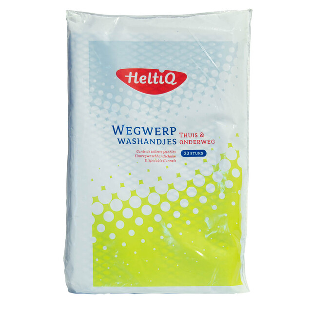 Product image 1 of HeltiQ Wegwerpwashandjes 20 stuks