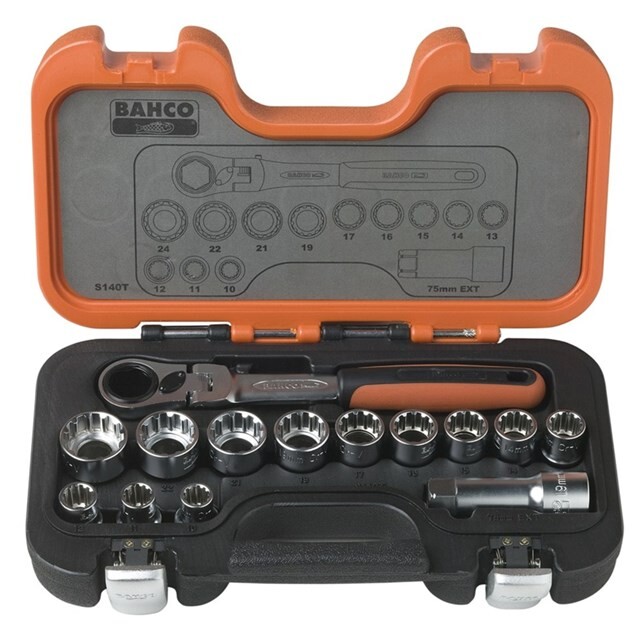 Product image 1 of Bahco doppenset 14-delig type S140T