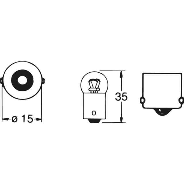 Product image 1 of Gloeilamp (12V/10W)