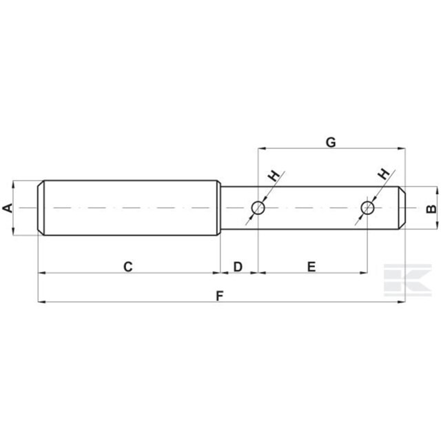 Product image 1 of Topstangpen met verloop (85 mm)