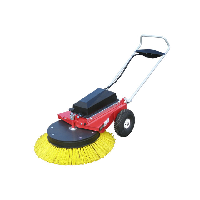 Product image 1 of Veegmachine radiaal Limpar incl. lader   en accu 12-volt 85cm. 3,5Uur