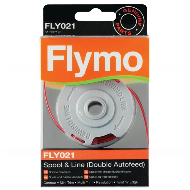 Product image 1 of Flymo Dubbele Draadspoel FLY021 1,5 MM 2x5 Meter