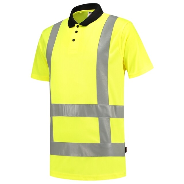 Product image 1 of Tricorp Hi-Vis Poloshirt RWS Geel Maat 3XL