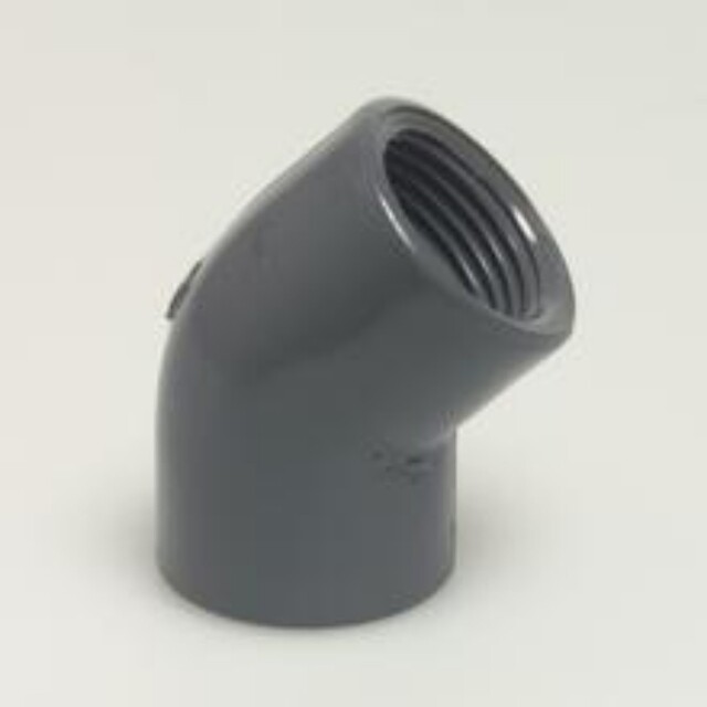 Product image 1 of KNIEBOCHT PVC 45GR 2XBI 1 1/2'''' 10-BAR''