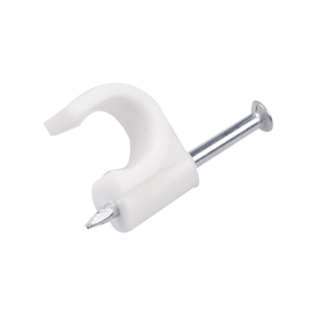 Product image 1 of Profile spijkerclips wit 8-10 mm 