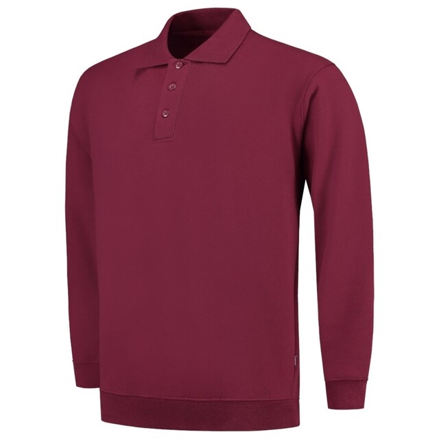 Product image 1 of Tricorp Polosweater Boord Casual Wijnrood 2XL