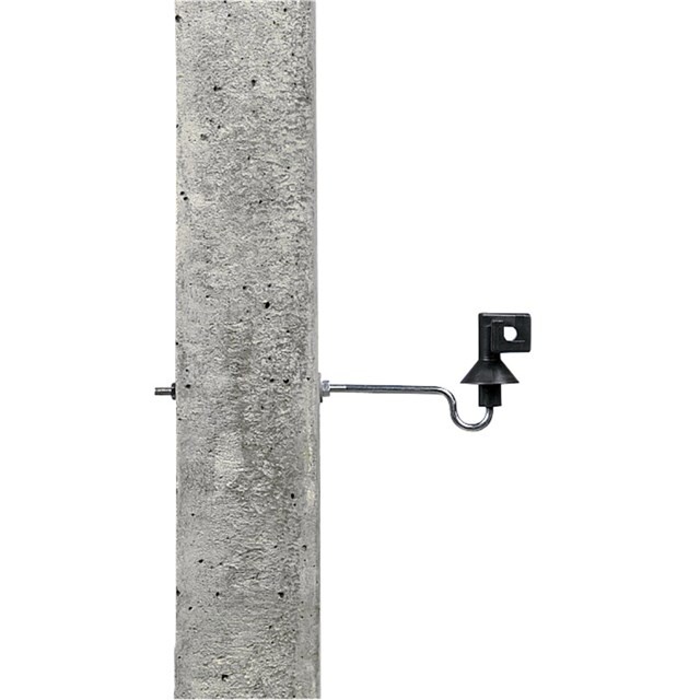 Product image 1 of Afstandschroefisolator Gebogen 18 Cm Metalen Paal - 15 Stuks