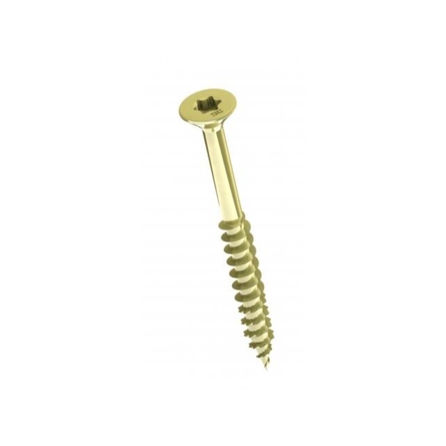 Product image 1 of Heco - Fix Plus spaanplaatschroef deeldraad PK Torx geel verzinkt 4 x 20 mm