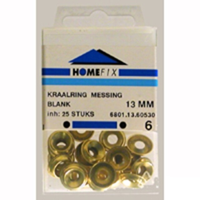 Product image 1 of Messing kraalring blank 13 mm blister