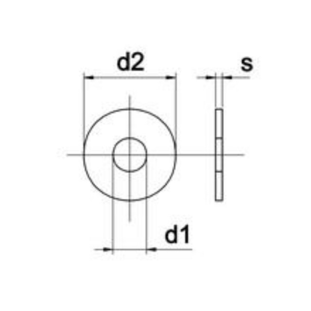 Product image 1 of Carrosseriering Din 9021 Therm.Verzinkt M 10 - 200