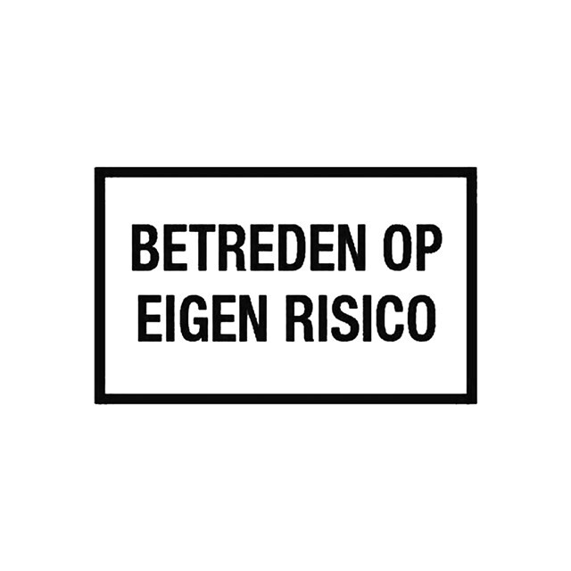 Product image 1 of Bord betreden op eigen risico