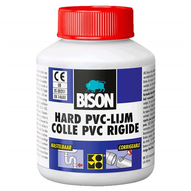 Product image 1 of Bison Hard PVC-Lijm met Kwast - 100 ML