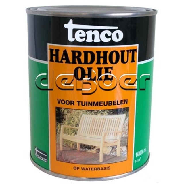 Product image 1 of Tenco Hardhoutolie Voor Tuinmeubelen - 1 liter