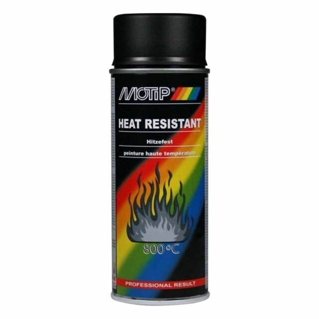 Product image 1 of MoTip hittebestendige lak zwart 0,4 liter