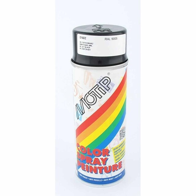 Product image 1 of MoTip lak hoogglans diep zwart 0,4 liter