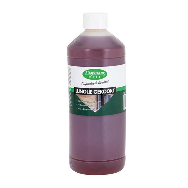 Product image 1 of Koopmans Gekookte Lijnolie  - 1 liter