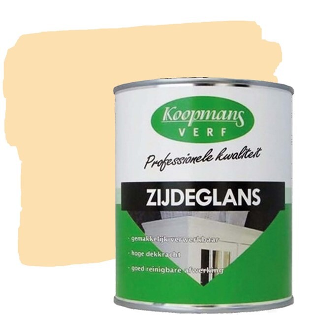 Product image 1 of Koopmans Zijdeglansverf 498 Brussels Wit - 0,75 liter