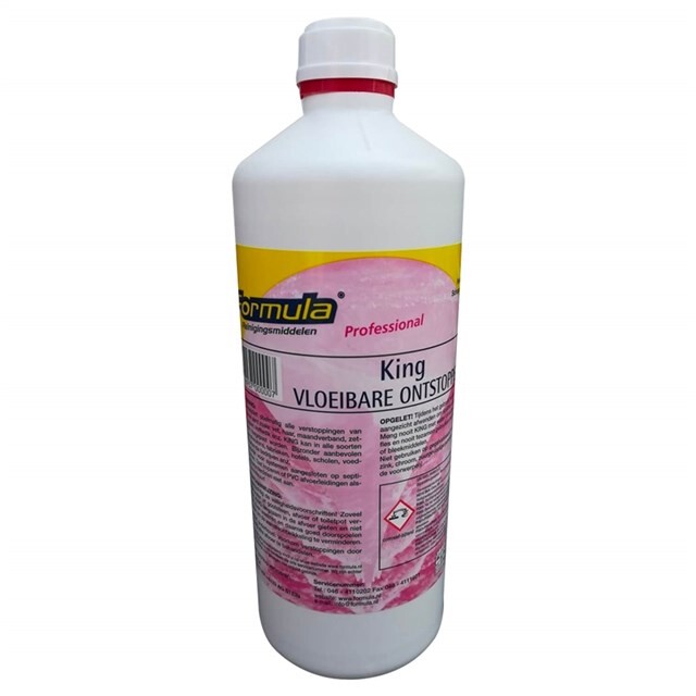 Product image 1 of Ontstopper Vloeibaar King Unnr: 1830 Klasse Adr 8,1B 1 liter