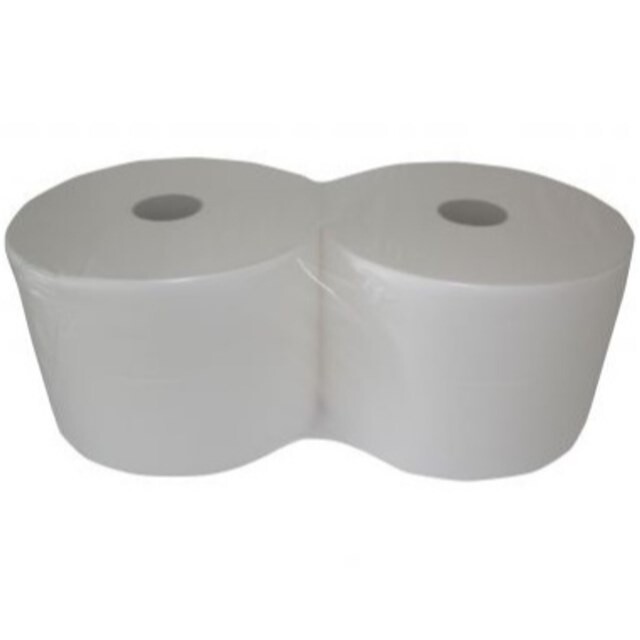 Product image 1 of Poetspapier 2-L Cellulose verlijmd 350 M x 25 cm 2 rol