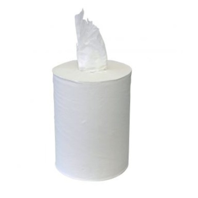 Product image 1 of Poetspapier 1-laags kokerloos 24,5 cm x 275 meter wit