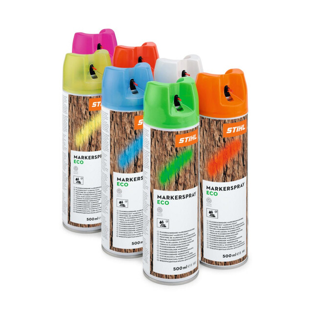 Product image 1 of Stihl Markeerspray ECO Geel Fluor - 500 ml