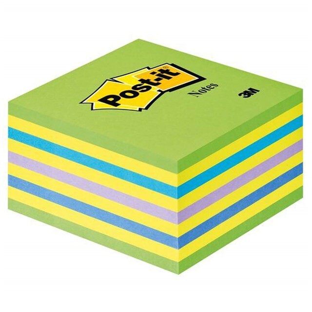 Product image 1 of 3M Post-it Kubusblok Blauw/Groen