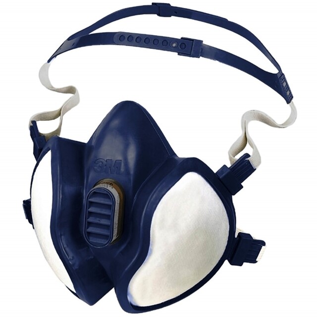 Product image 1 of 3M™ Onderhoudsvrij Herbruikbaar Halfgelaatsmasker, FFA1P2 R D Filters, 4251+