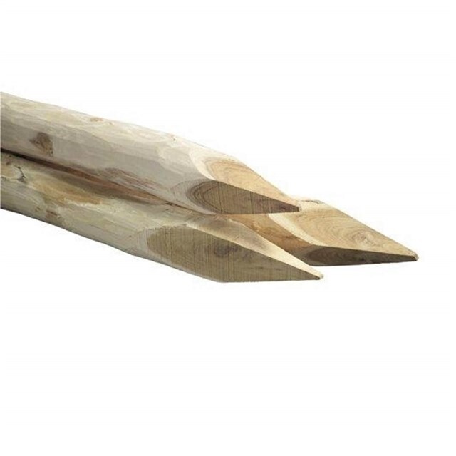 Product image 1 of Paal Robinia 200 Ø 8 cm geschild met punt