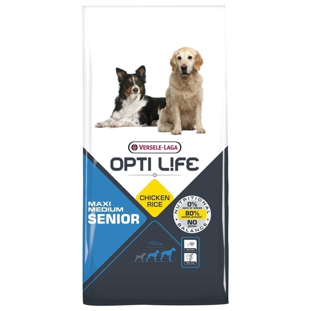 Product image 1 of Opti Life Senior Medium-Maxi - Hondenvoer - 12.5 kg