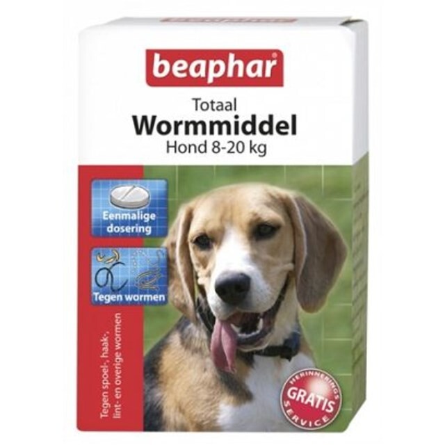 Product image 1 of Beaphar Wormtablet Hond Middel 2-Stuks