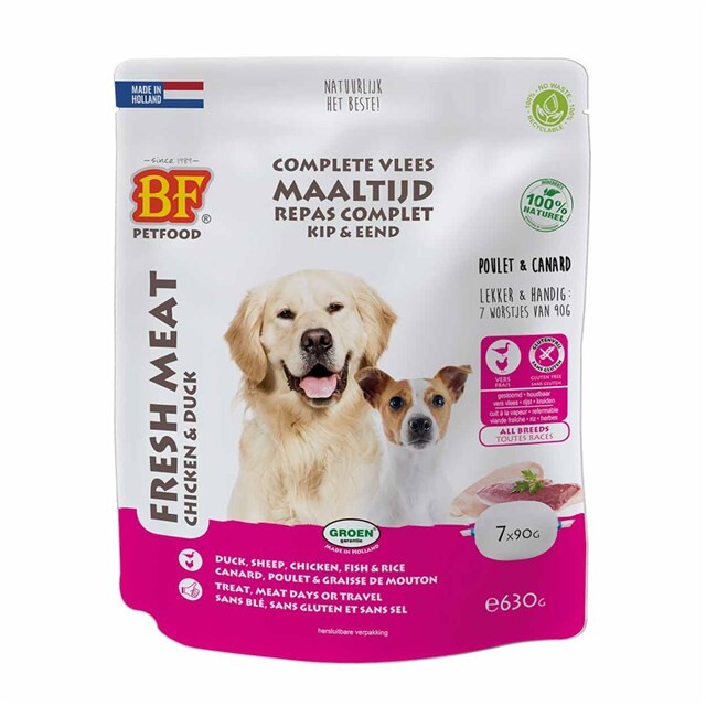 Product image 1 of BF Petfood Vleesvoeding 7 x 90 Gram, Eend