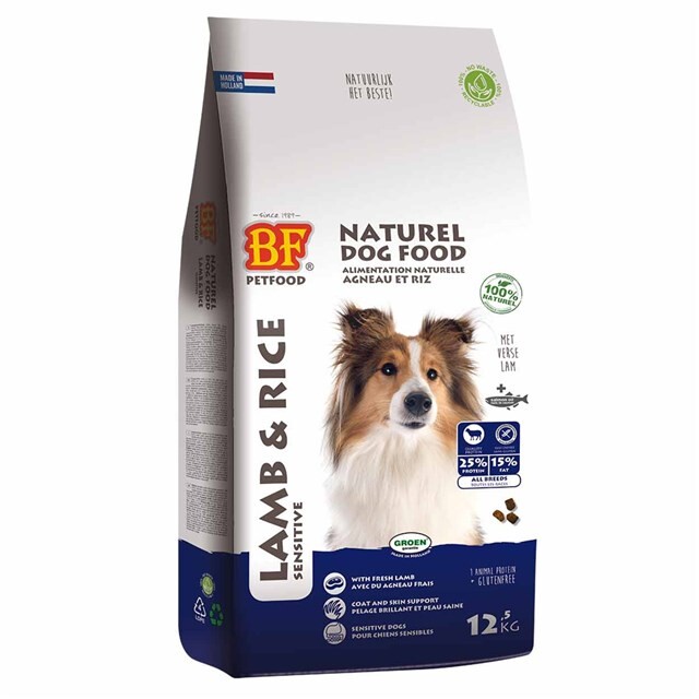 Product image 1 of BF Petfood Adult Sensitive Lam & Rijst Hondenvoer - 12,5 kg