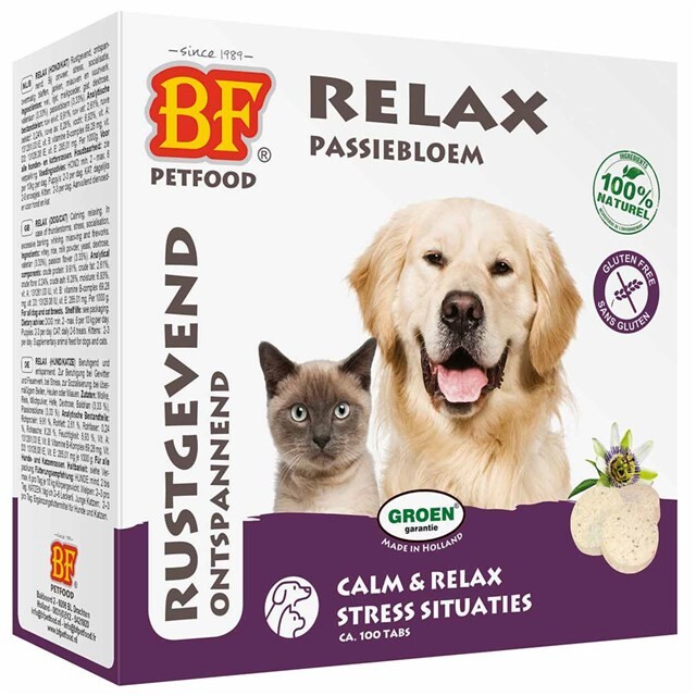 Product image 1 of BF Petfood relax gistschoepjes voor hond en kat 100 stuks