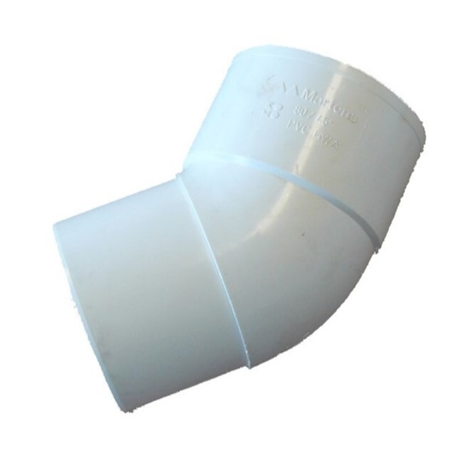 Product image 1 of Bocht 80 mm mof/verjongd spie-eind 45gr