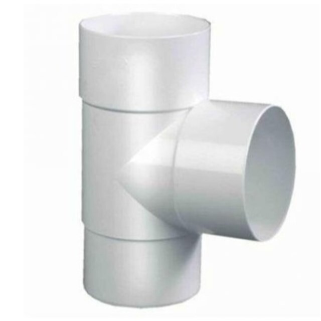 Product image 1 of PVC-U T-stuk 90° - 80 mm, lijmmof x lijmmof x verjonging