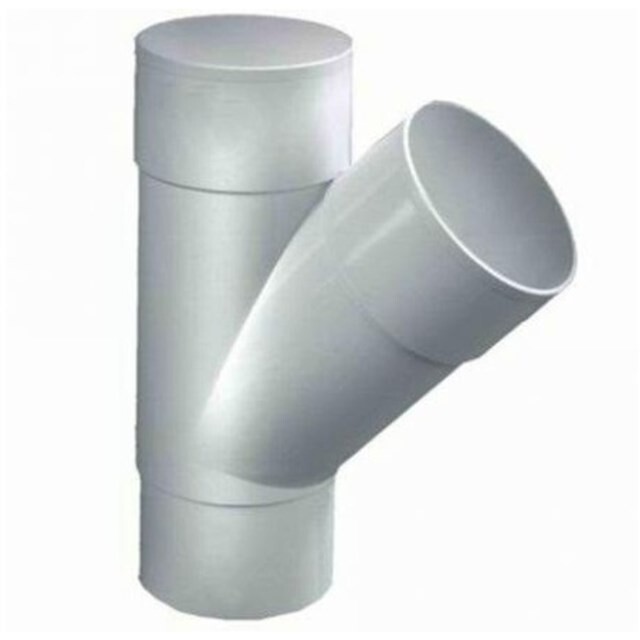 Product image 1 of PVC-U T-stuk 45° - 80 mm, lijmmof x lijmmof x verjonging