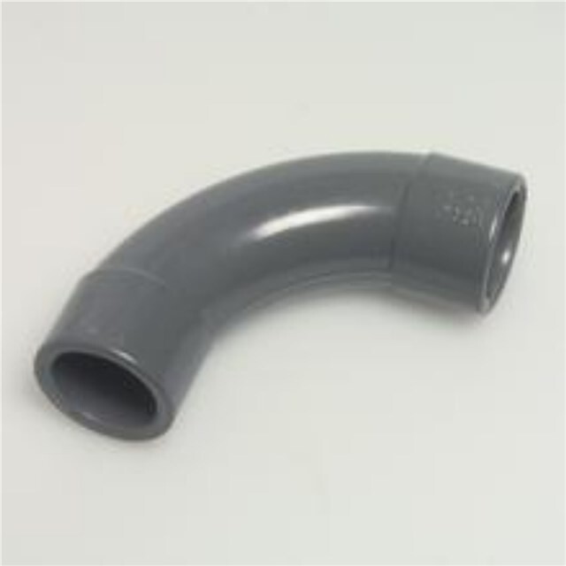 Product image 1 of PVC bocht 90gr (spuitgegoten) 20x20 mm 16 bar