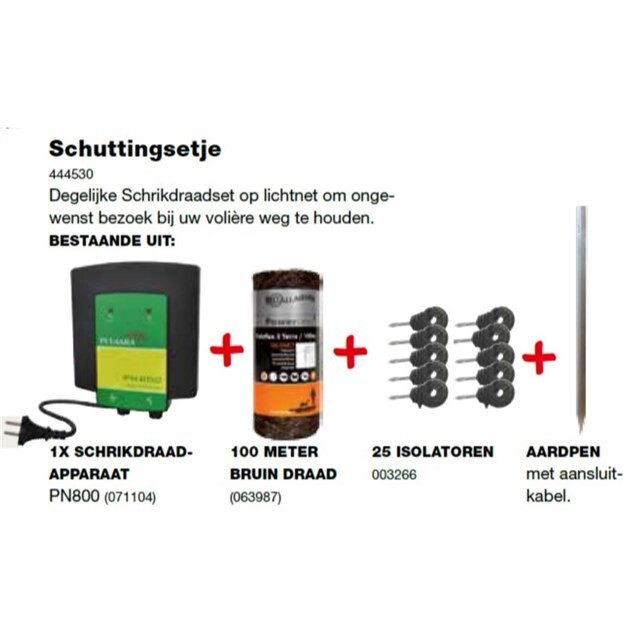 Product image 1 of Schuttingset Schrikdraad (230 volt) - Pulsara