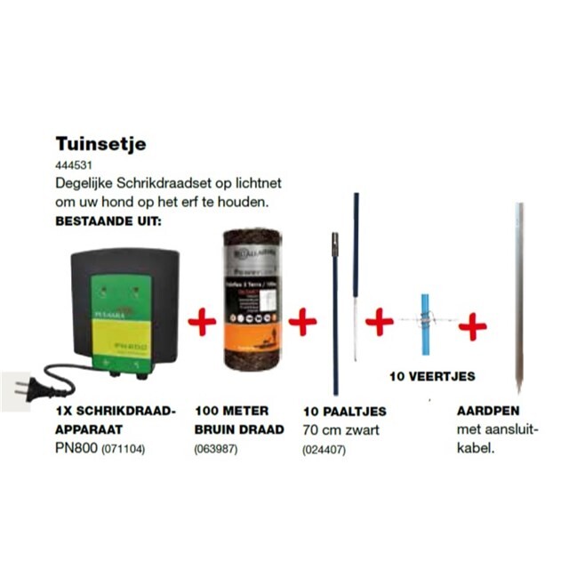 Product image 1 of Tuinset Schrikdraad (230 volt) - Pulsara