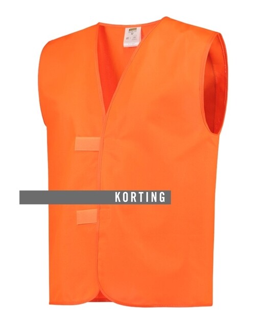 Product image 1 of Tricorp Fluor Veiligheidshesje 453002 Oranje Maat M